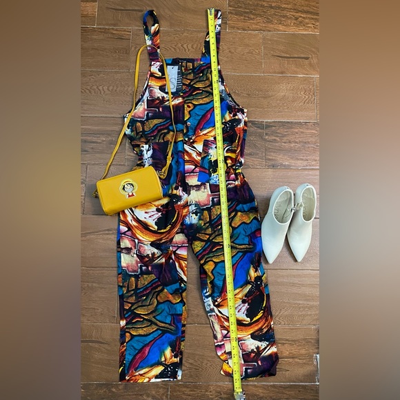 π Overall Jumpsuit mixed textile colors - Buy 6 for 30$ with π kiss emoji - Picture 2 of 8